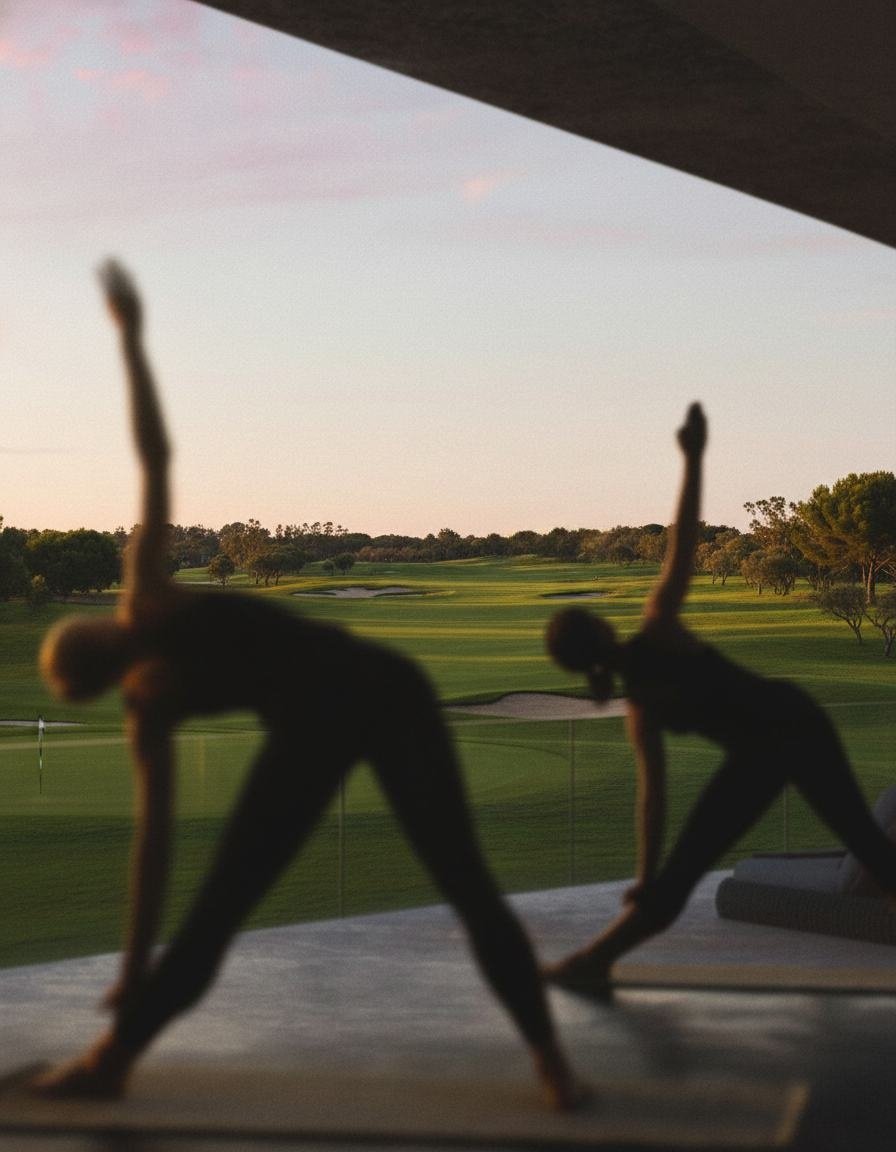 Yoga ao entardecer